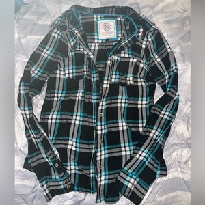 Plaid Flannel Button Up